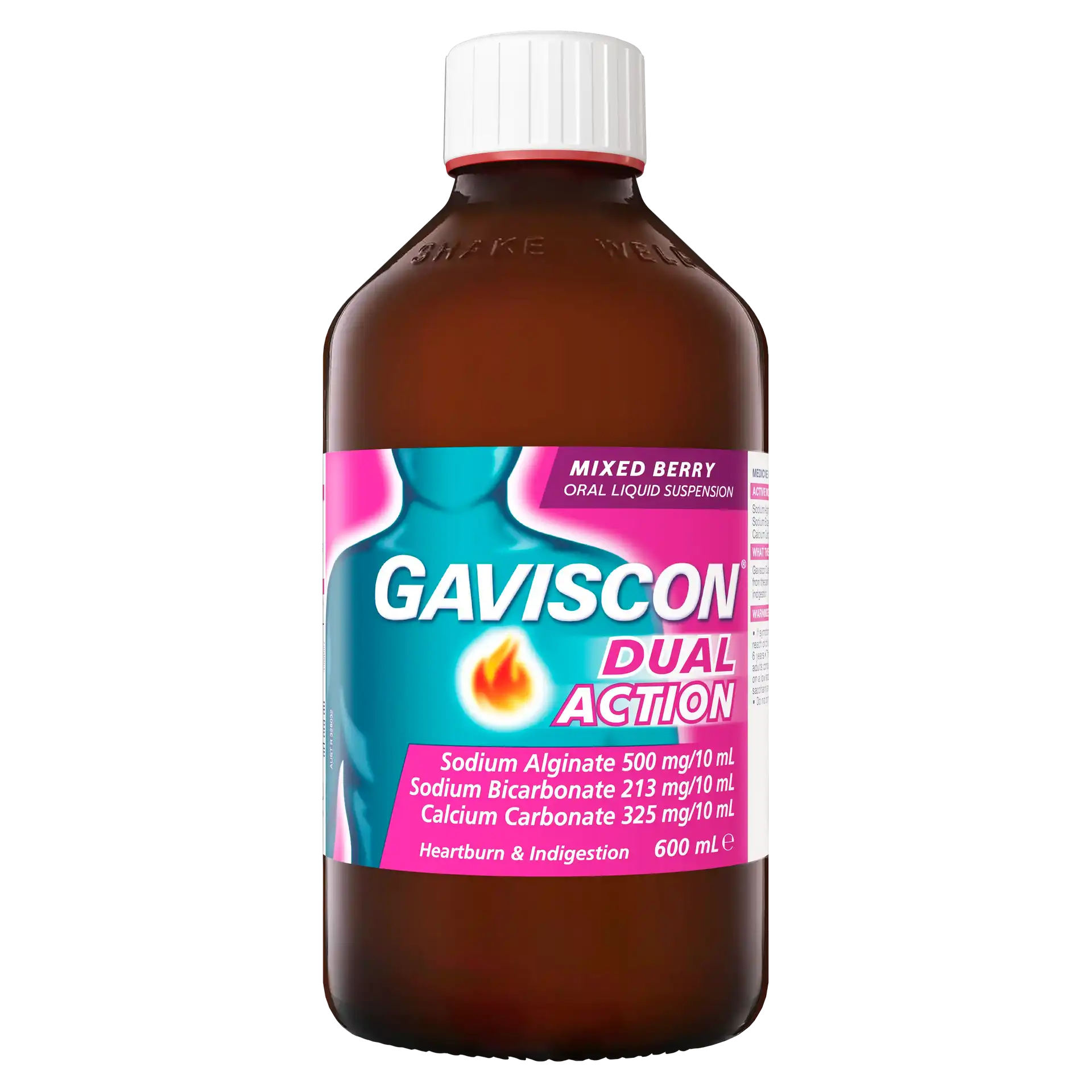 Gaviscon Dual Action Mixed Berry Liquid
