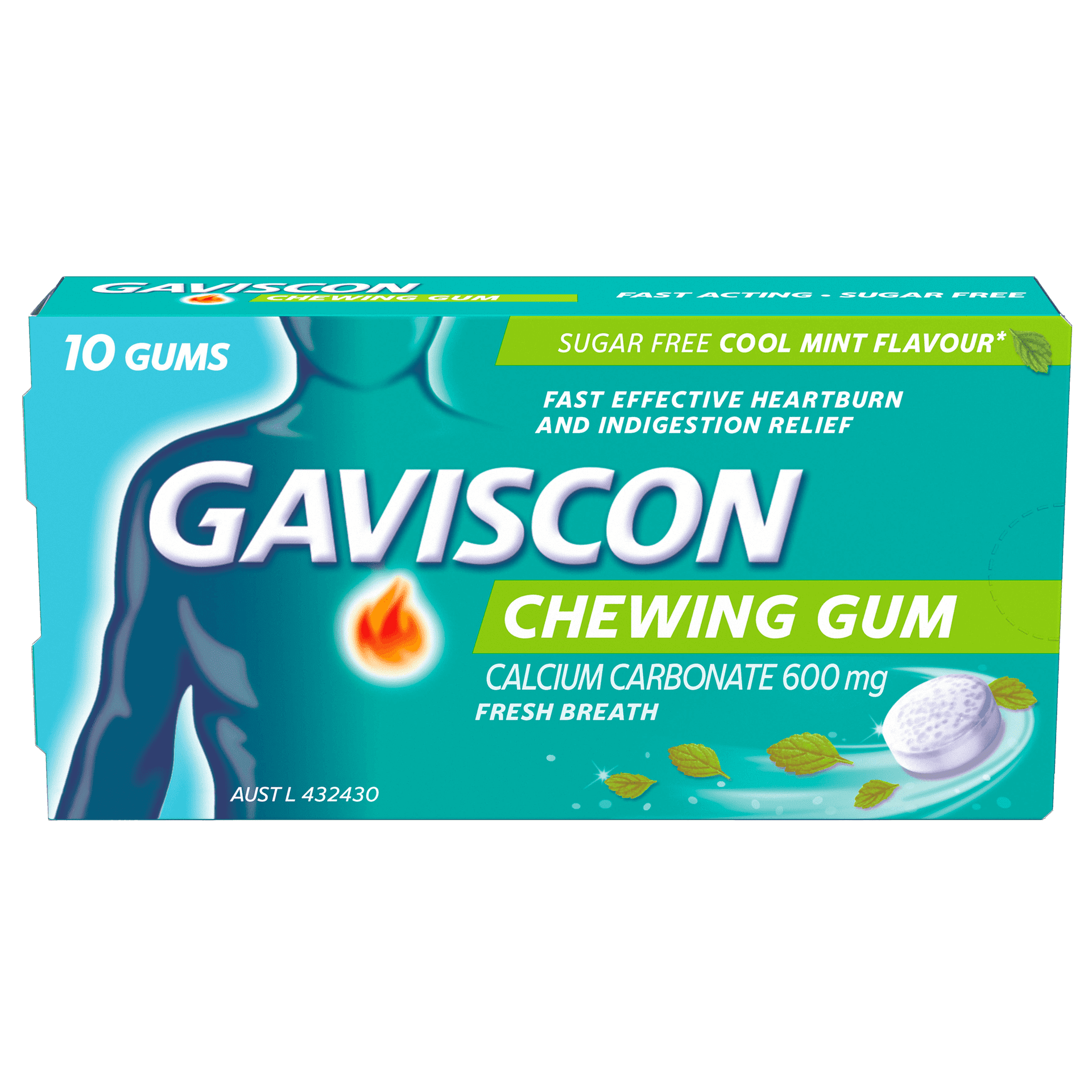 Gaviscon Chewing Gum 10 pack