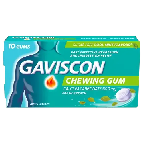 Gaviscon Chewing Gum 10 pack