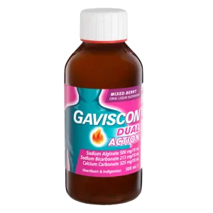 Gaviscon Dual Action Mixed Berry Liquid
