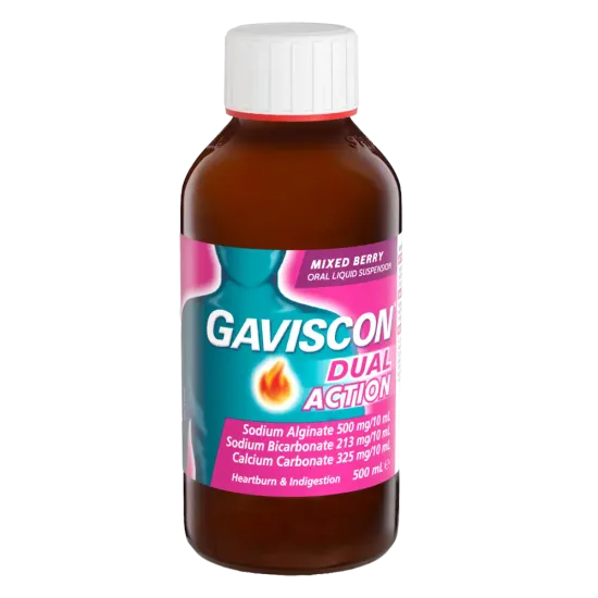 Gaviscon Dual Action Mixed Berry Liquid