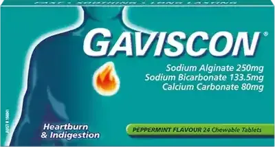 Gaviscon Peppermint Flavour Tablets