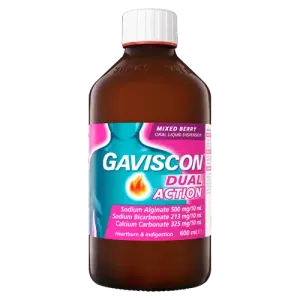 Gaviscon Dual Action Mixed Berry Liquid