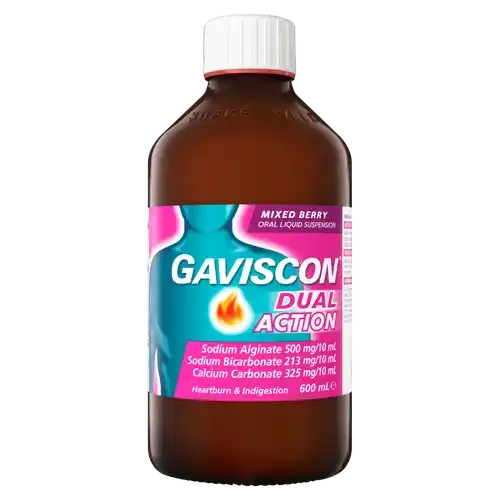 Gaviscon Dual Action Mixed Berry Liquid