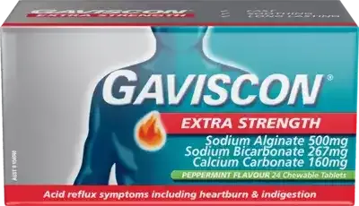 Gaviscon Extra Strength Peppermint Tablets